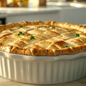 la recette tourte au poulet