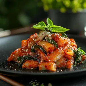 préparation recette kimchi