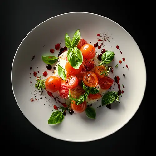 assiette tomate créative