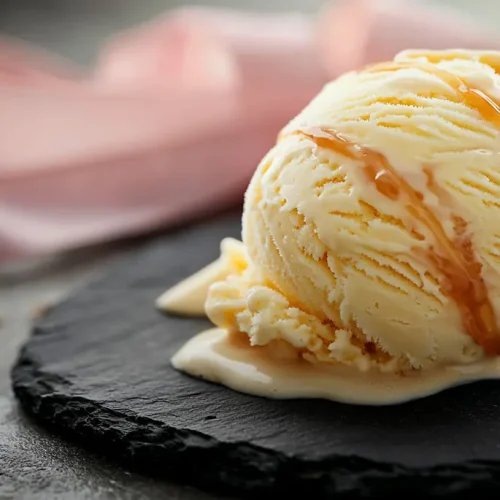 recette Glace au caramel beurre salé