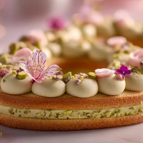 Number cake pistache fleur d’oranger
