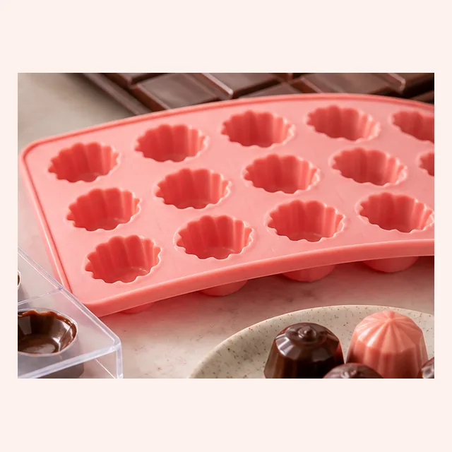 moule chocolat silicone rose pour chocolats maison
