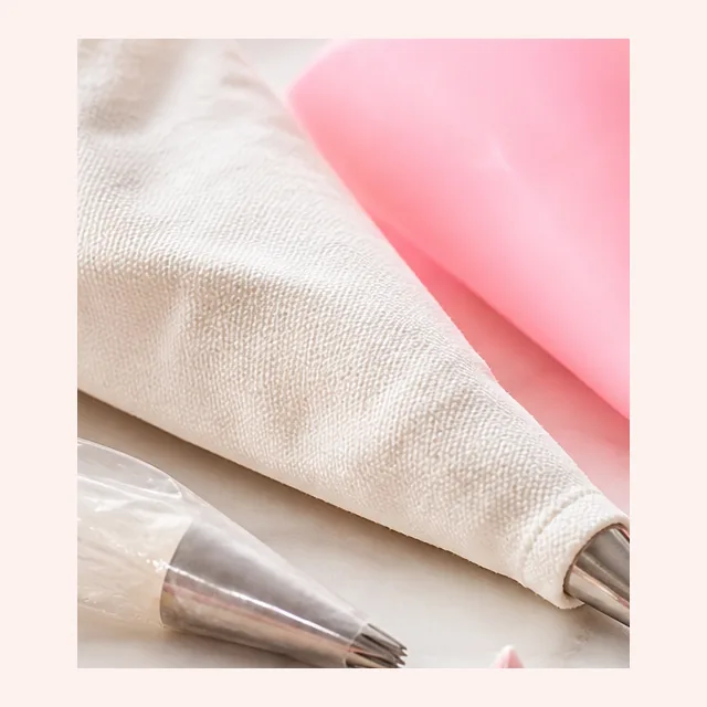 poche à douille réutilisable en tissu pour pâtisserie